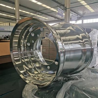 Op maat gemaakte gesmeed legeringswielen voor Alcoa Aluminium 24,5 inch Truck Model Currency Rim